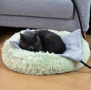 Pet Heating Pad for Dog and Cat with Adjustable Temperatures and Timing for Comfortable Warmth