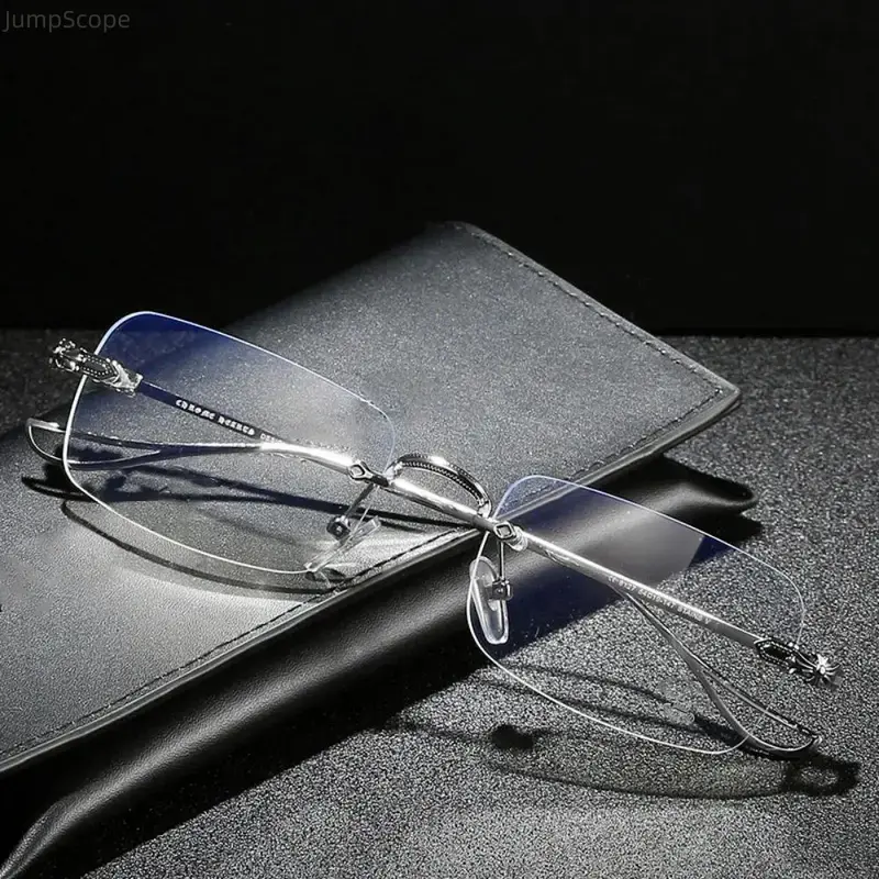 Unisex Anti Blue Light Radiation Glasses, Clear Lens Eye Protection Eyewear, Eye Strain Relief Glasses with Free Case for Computer Phone Daily Wear & Gifting