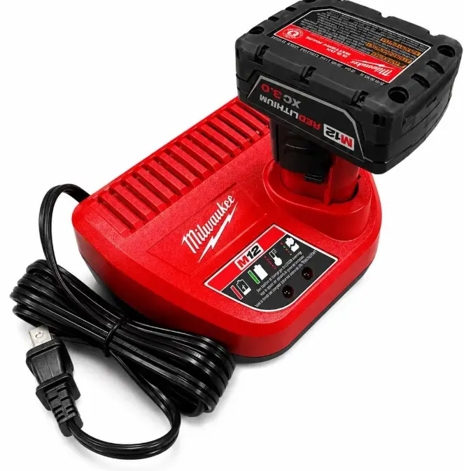 48-11-2402 48-59-2401  M12 3.0 aH XC Battery $144.00 MSRP and Charger Milwaukee