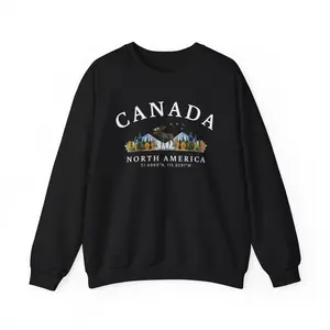 Canada Shirt, Canada sweatshirt, Canadian Nature Sweatshirt, Canada Gift, North America, Canada Soft and Comfortable Sweatshirt