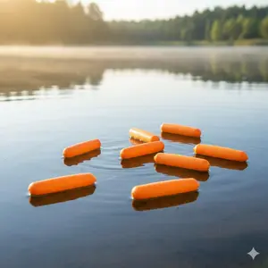 High-Density Foam Fishing Float Beads Set: Oval Bobbers for Freshwater and Saltwater, Anti-Tangle Lightweight Design, Sensitive Bite Indicator, 100 or 200 Pcs, Multi-Scenario Fishing Gear.