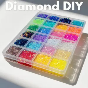 DIY Bedazzling Starter Kit | Mixed Resin Rhinestones kit with Pick-Up Pen & Tweezers | Viral Bling Gem Set for Custom Tumblers, Shoes & Nail Art Supplies