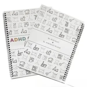 A4 Size Daily Schedule & focus Checklist Notebook for Home Office & Dorm Use Durable Cover Smooth Pages Office Stationery Essential - Plannerbook