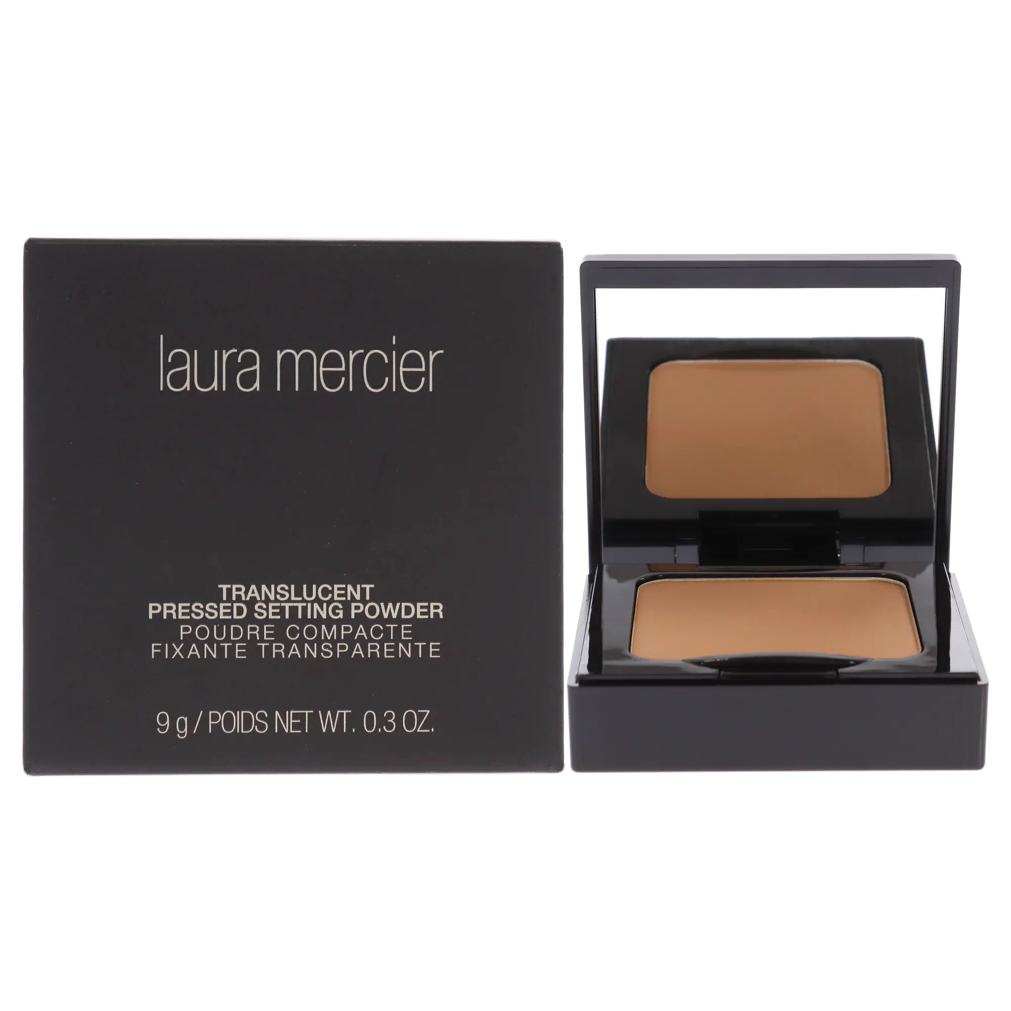 Laura Mercier Flawless Lightweight Translucent Pressed Setting Powder - Translucent Medium Deep for Women, Portable Makeup, Trusted for Its Quality, 0.3 oz, All Skin Types