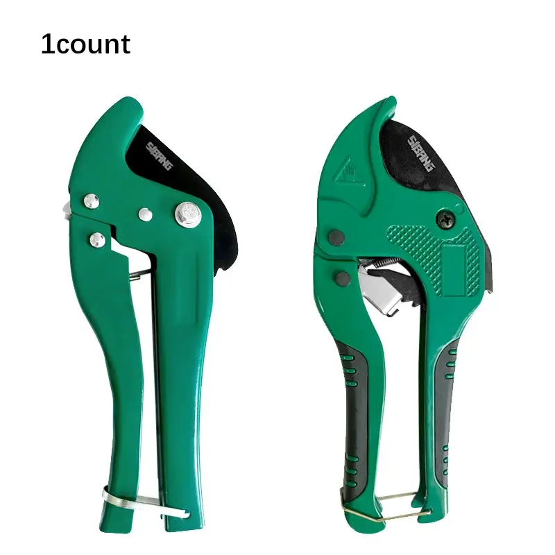 Pipe Cutter for Ppr/PVC Pipes, Hand Tools, Pipe Cutting Tool, 42mm Large Opening, Sk5 Steel Blade, Quick Cut, Self-Locking, Replaceable Head, Waterproof, Rust-Resistant