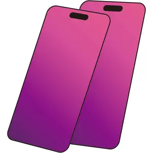 2 count Gradient Tempered Glass for  16E/14/13 Pro/13  Screen Protector for iPhone16 E/14/13Pro/13 6.1inch Anti Spy Anti Blue Light Eye Protection HD Ultra Clear Anti-Scratch Bubble Free