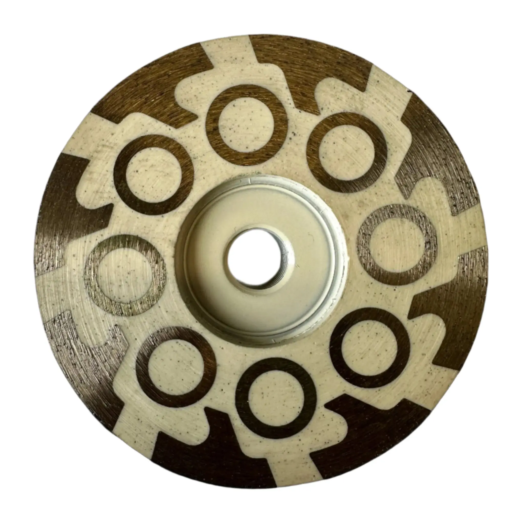 Pro Diamond Resin Cup Grinding Wheel, 4" Fine Grade White Resin, 5/8-11 Arbor, Diamond Cutting Wheel Blades for Natural Stone, Chip-Free Grind