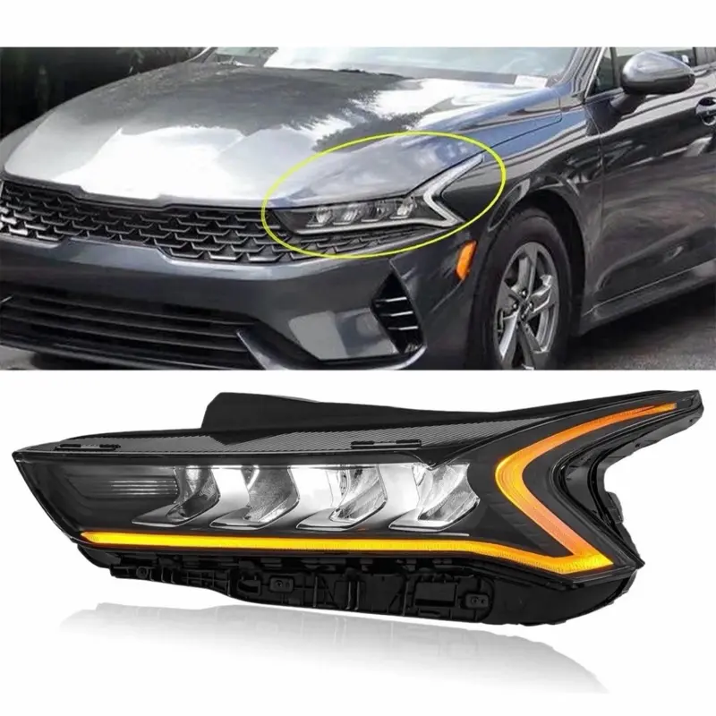For 2021-2023 Kia K5 LX EX LXS Full LED Headlight Lamp Assembly Left Driver