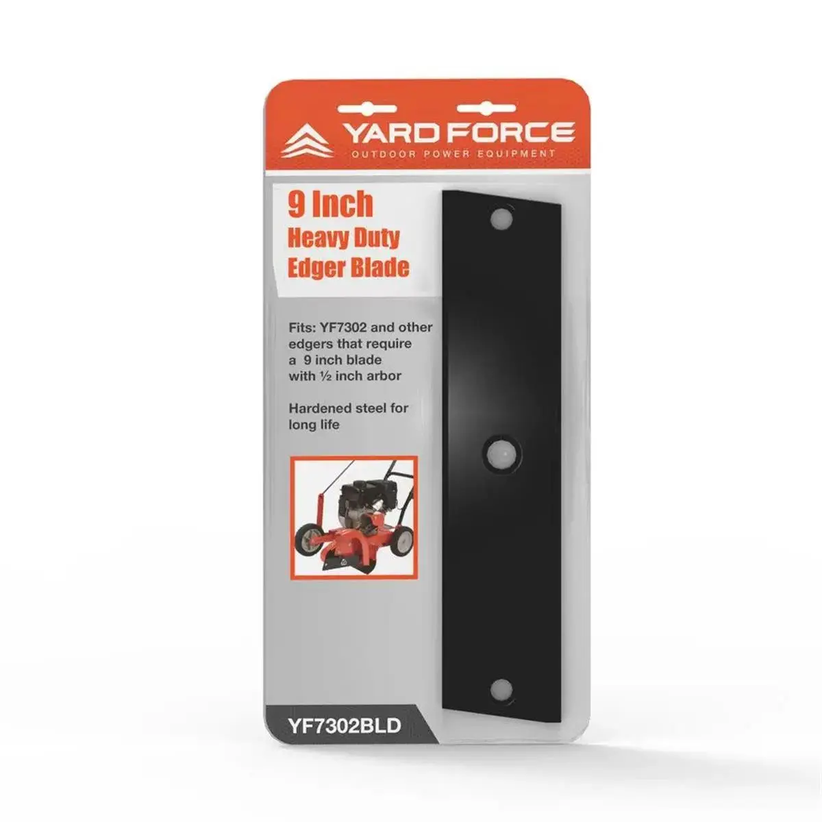 Yard Force 9 in. Heavy-Duty, Precision-Machined Hardened Steel Universal Fit Gas Edger Blade, 0.47 lbs