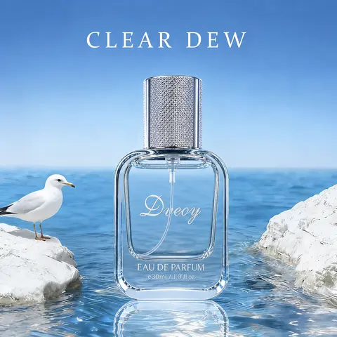 DVEOY Coastal Serenity Unisex EDP Liquid Perfume Bottle (1.01 fl oz/30ml) - Aromatic Aquatic Fragrance, Sea & Floral Blend, Aqua Mist, 6-8H Freshness, Holiday Gift, Adult Daily Wear