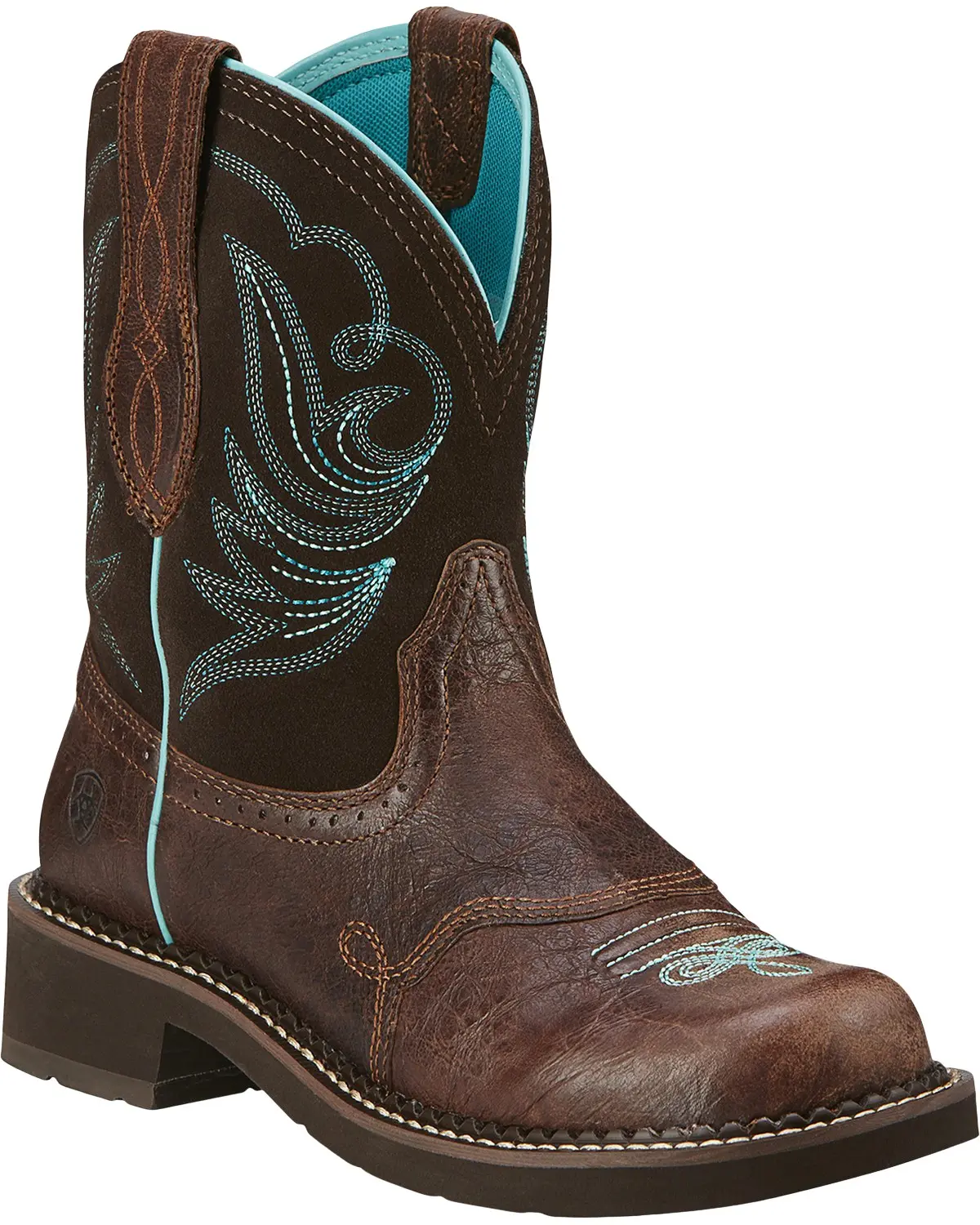 Ariat Women's Women'S Fat Heritage Dapper Western Boot Round Toe - 10016238