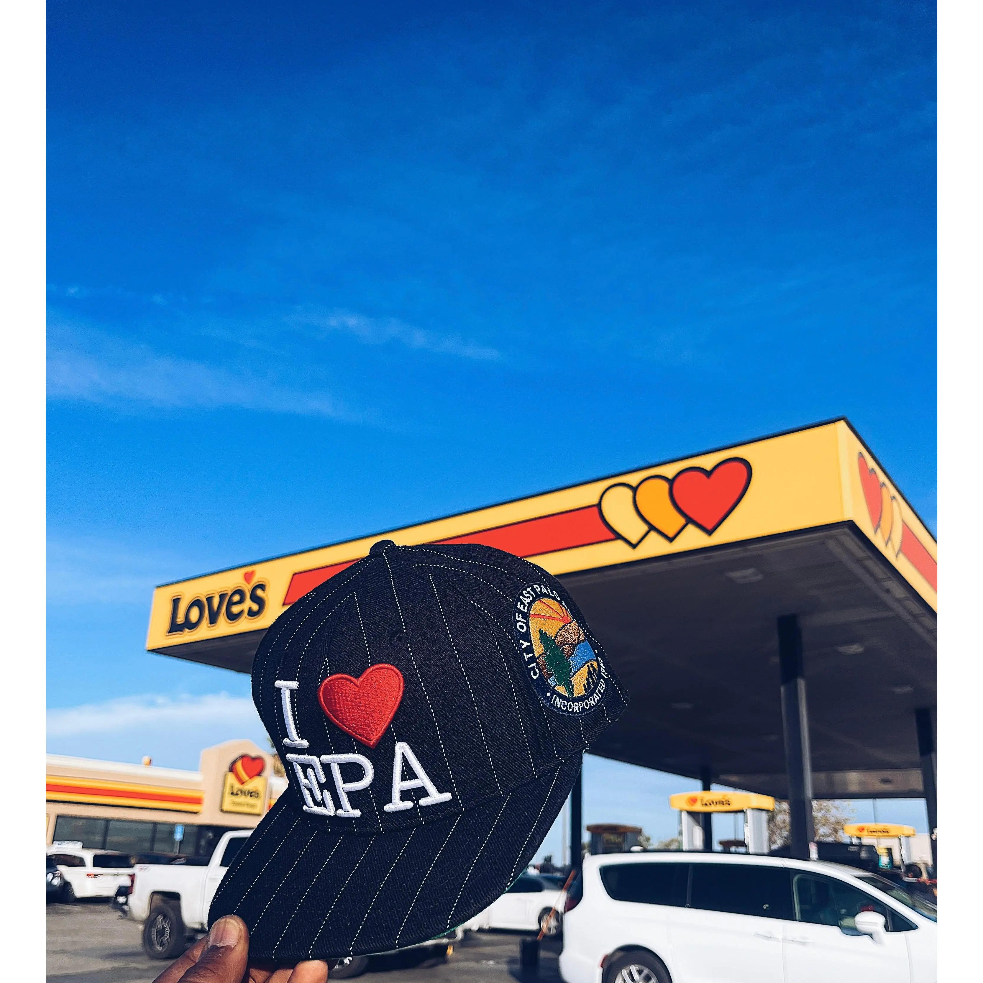I Love Epa Signature Pinstripe SnapBack 2024