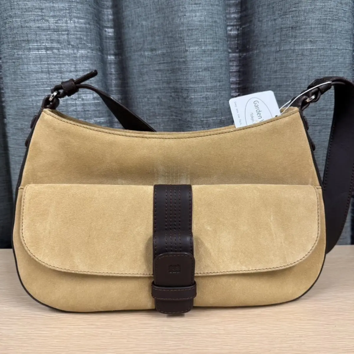 Pre-owned Loewe As Shown Shoulder Bags Vintage Suede Shoulder Bag 41648