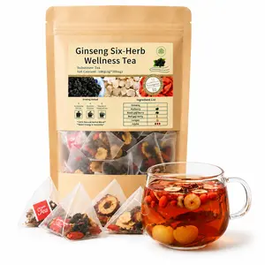Turmeric Kidney Tea Formula, Ginseng Six Treasures Tea,Organic Kidney Cleanse Tea, Traditional Healthy KidneyCleansing Tea for Men & Women
