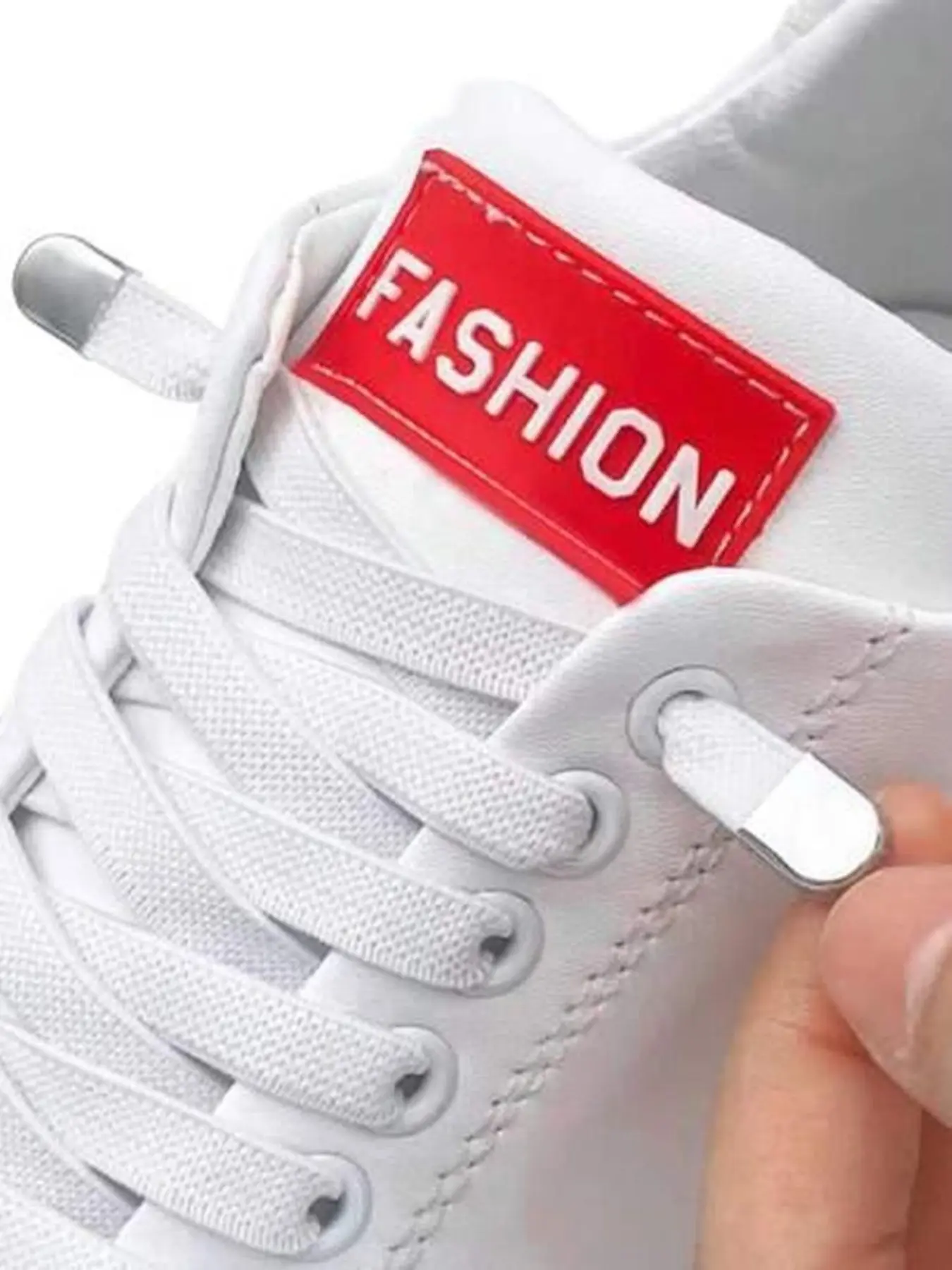 Tieless Polyester Shoe Laces, Elastic Sport Laces, No Tie Laces, Unisex Casual Athletic Laces, Durable Lightweight Design, Basketball Training Shoes