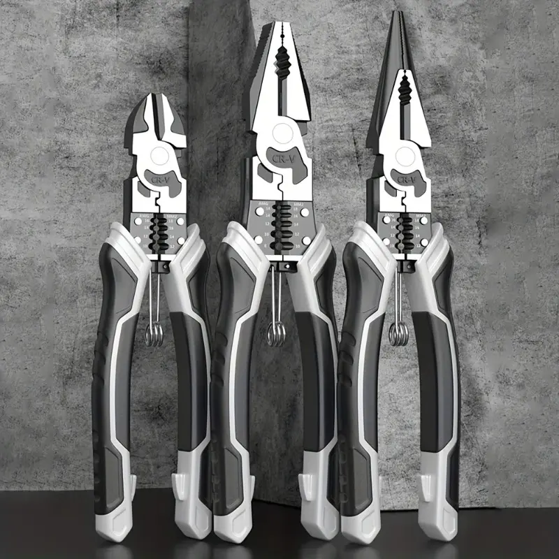 Multi functional universal diagonal pliers, pointed nose pliers, hardware tools, universal wire cutters, electricians, Combination pliers