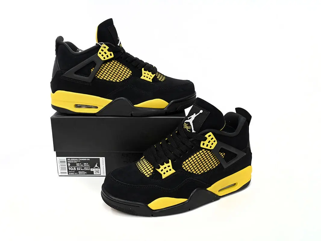 Black Yellow Contrast Suede Mid‑top Basketball Shoes Mesh Breathable Air Cushion Unisex Retro Trendy Sneakers