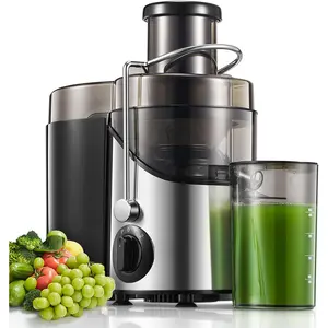 Juicer Machines,  3" Wide Mouth Juicer Extractor Max Power 800W, for Vegetable and Fruit with 3-Speed Setting, 400W , Easy to Clean