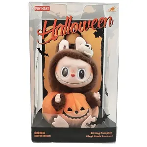 POP MART Labubu Happy Halloween Party Series Sitting Pumpkin Plush AUTHENTIC