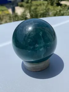 Nature color green fluorite sphere sold by kg Nature color green fluorite sphere sold by kg