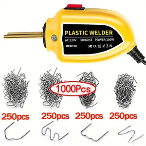 Plastic Welding Machine Plastic Welder Gun 1000pcs Hot Melt Nails Bumper Repair Kit Car Bumper Repair Tools Iron