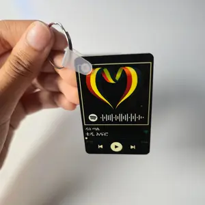 Teddy Afro “Das Tal” Spotify Code Keychain – Ethiopian Music Gift, Scan to Play, Custom MDF Keyring, Habesha Gift Idea