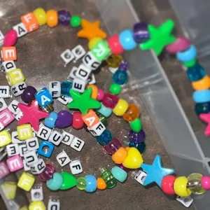 Rudeaf > Kandy> friendship bracelet> beaded by rudewizard85