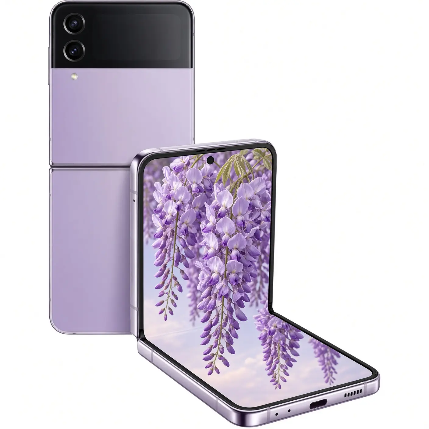 Refurbished Samsung Galaxy Z Flip 4 5G F721U (Unlocked) Acceptable Condition with 1 Year Warranty