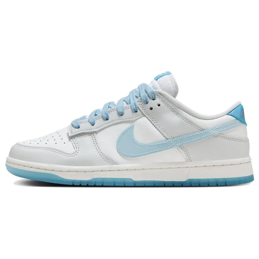 Men's Nike Dunk Low 520 Pack Ocean Bliss Lace-Up Casual Trainers, Low Top Shoes for Casual Wear