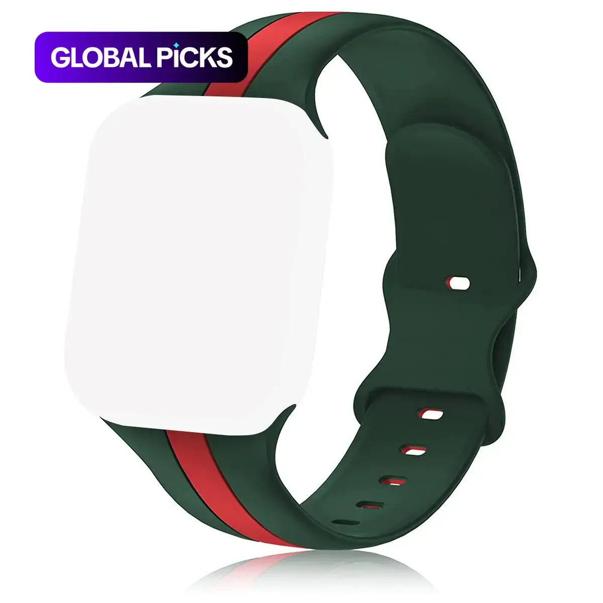 Sport Band, Soft Silicone Strap Compatible with Apple Watch 38/40/41/42/44/45/49mm, for Apple Watch Series 1-11/SE/Ultra, Watch Straps Accessories for Men and Women (Watch Not Included), Smartwatch Accessories