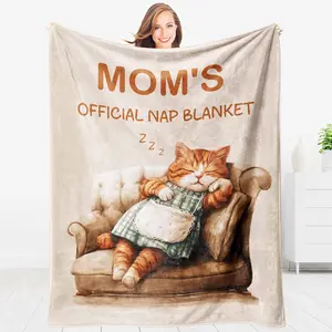 Gifts for Mom, Moms Blanket Gifts from Daughter Son, Birthday Mothers Day for Mom 50" × 60" Throw Blanket