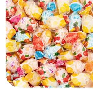 Arcor Fruit Filled Hard Candy - 1 Pound Bag - Bon Bons Candy with Pineapple, Strawberry, Orange, Cherry, and Lemon Flavors - Individually Wrapped Assorted Fruit Candy