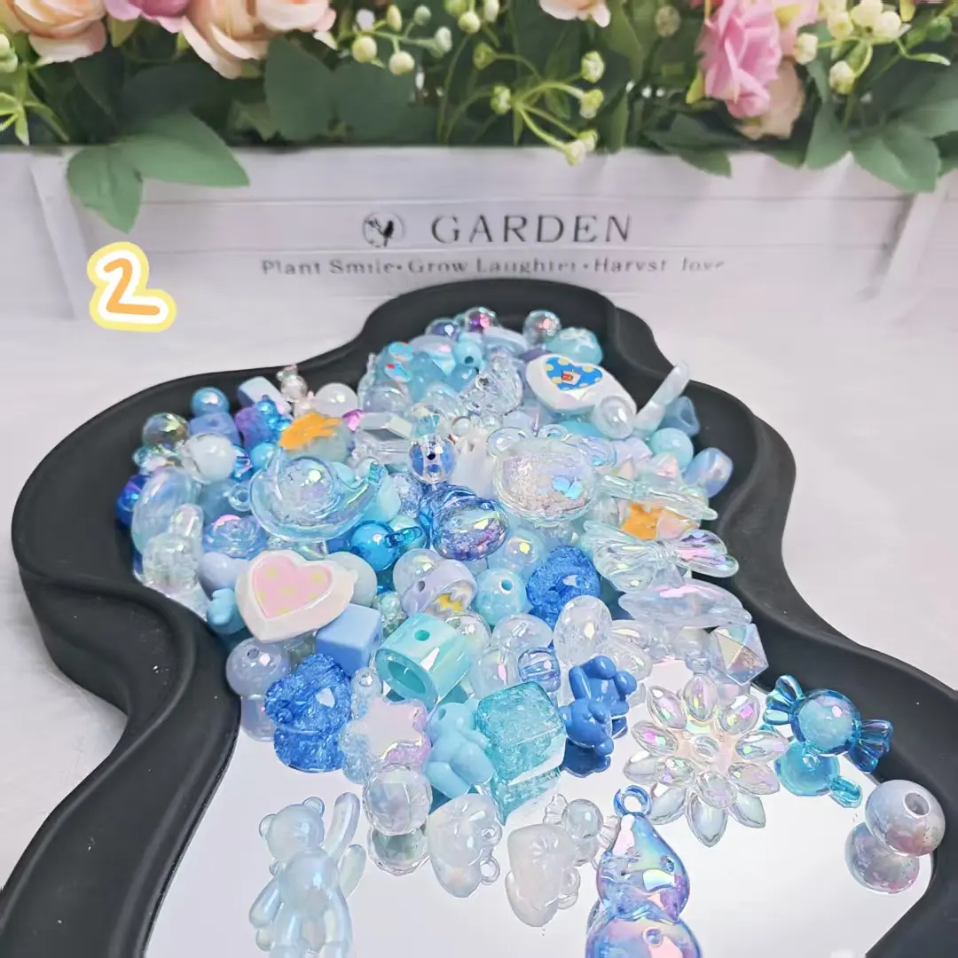 [Newbie Recommend]$10.9 Beads Clearance Sale Limited Deal | Acrylic Bead Mix for DIY Craft Bracelets Phone Charms Necklaces Limited Time Only