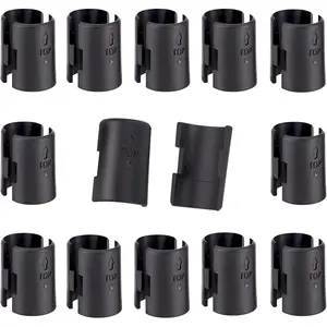 Wire Shelf Clips - Wire Shelving Shelf Lock Clips for 1" Post Sleeves Replacements for Wire Shelving System Plastic Accessories