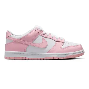 Nike Dunk Low White Medium Soft Pink FB9109-125 GS & Women's Fashion Sneaker New