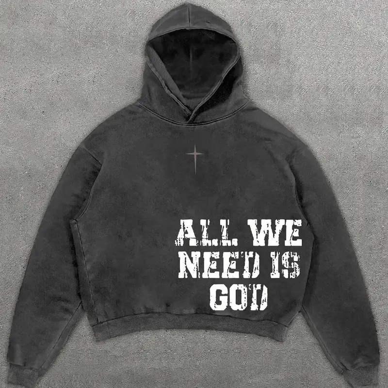 Men's Letter Print Hoodie, Casual Regular Fit Street Soft Comfy Hooded Sweatshirt for Daily Wear, Men's Top for Spring & Fall, Graphic Print Hoodie, Casual Hooded Sweatshirts, Graphic Streetwear Clothing