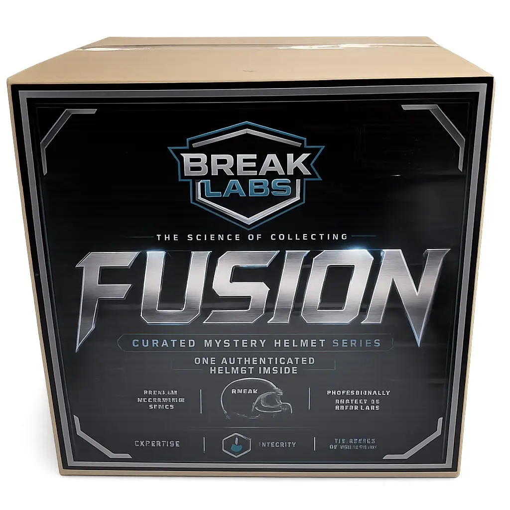 Break Labs Fusion Heads Up Football Authentic Speedflex/Speed Mystery Box - AFC vs NFC Collectible with 1 Helmet