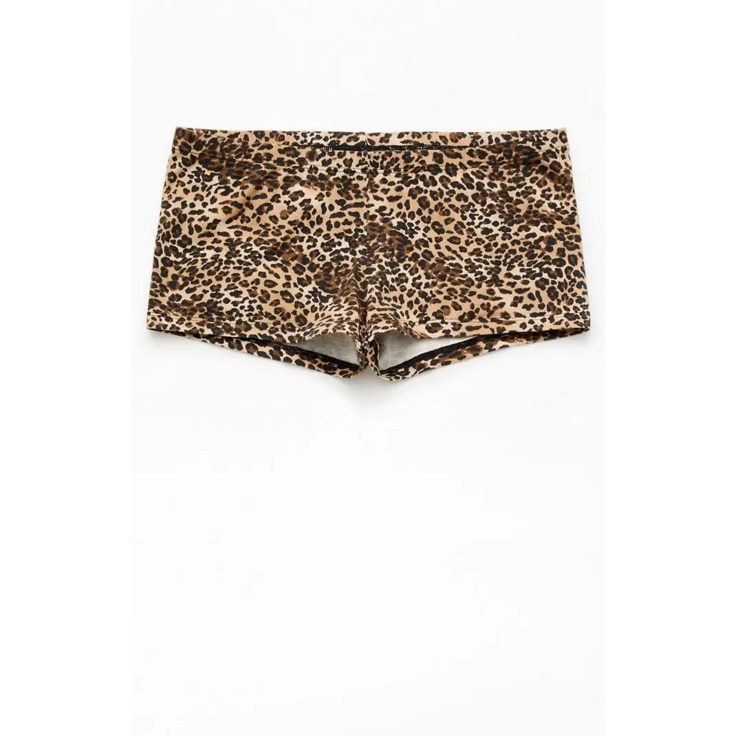 John Galt Women's Leopard Boxer Boyshorts