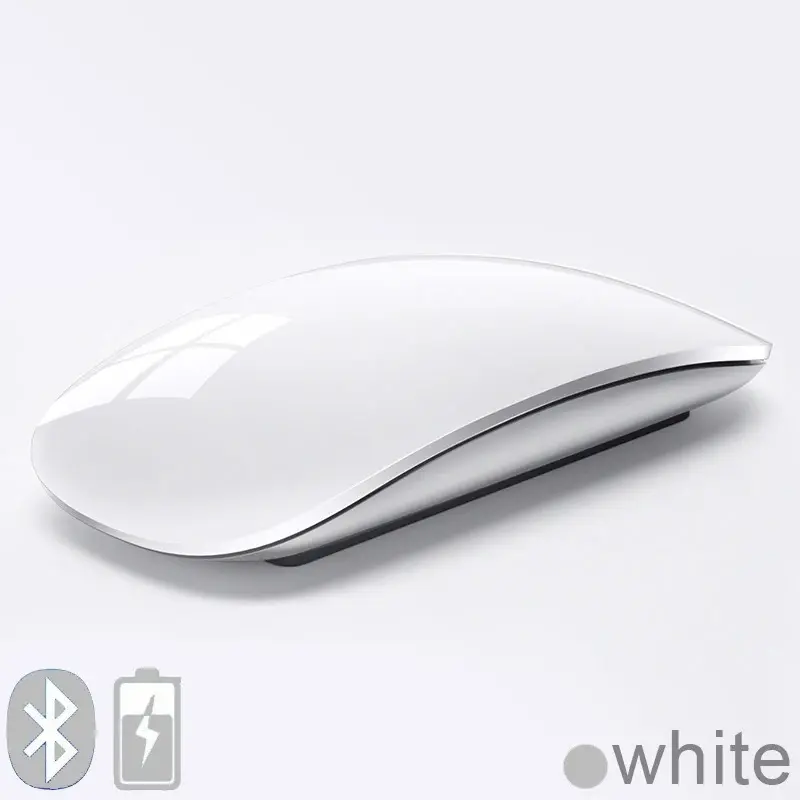 Multi-Touch Surface Wireless Touch Mouse, Slim Rechargeable Gesture Mouse Compatible with MacBook Pro Air, Laptop, Tablet, PC, iPad