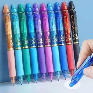 10-Pack Erasable Gel Pens, Scented Click Action, Fine Point 0.5mm, Assorted Colors, Smooth Writing, Perfect for Drawing & Crossword Games & Creativity, Art Pen