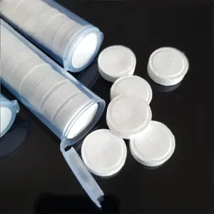 1 Tube, 10 Capsules Compressed Towels, Travel Disposable Compressed Towel Cleansing Towel, Travel & Outdoor Portable Tube, Space-saving, Hygienic, Quick Expand