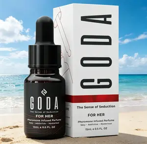 GODA Pheromones Perfume for Women, Original Long-Lasting Fragrance with Jasmine & Rose, Vegan Cruelty-Free Feminine Scent, 15ml / 0.50 fl.oz