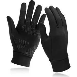 Lightweight Running Gloves, Touch Screen Anti-Slip Warm Gloves Liners For Cycling, Biking, Sporting, Driving, Men, Women