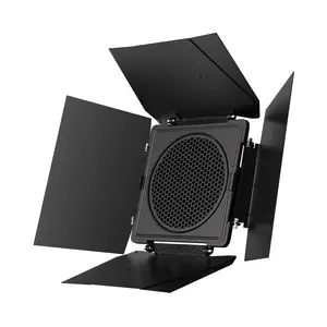 SmallRig 8-Leaf Lighting Barn Doors with Bowens Mount Adapter, Damping Shaft Design, Color Gel Clip and Honeycomb Grid, for SmallRig RC 120/RC 220/RC 350/ RC 450 and Other Bowens Mount Light-4204