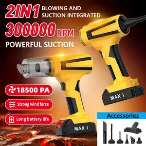 High Power Car Vacuum Cleaner, Powerful Performance, Durable Construction, Mini Handheld Portable Design, Compact Design, Four-In-One Air Blower Pump, Dual Mode Function, Versatile Use, for Cars and Home Use, Handheld Cordless Vacuum