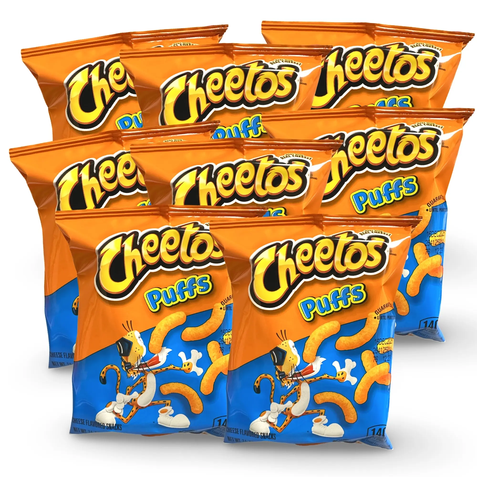 Cheetos Jumbo Puffs Cheese Flavored Snack, 0.875 Ounce, 8 Bags Cheetos Jumbo Puffs Cheese Flavored Snack, 0.875 Ounce, 8 Bags