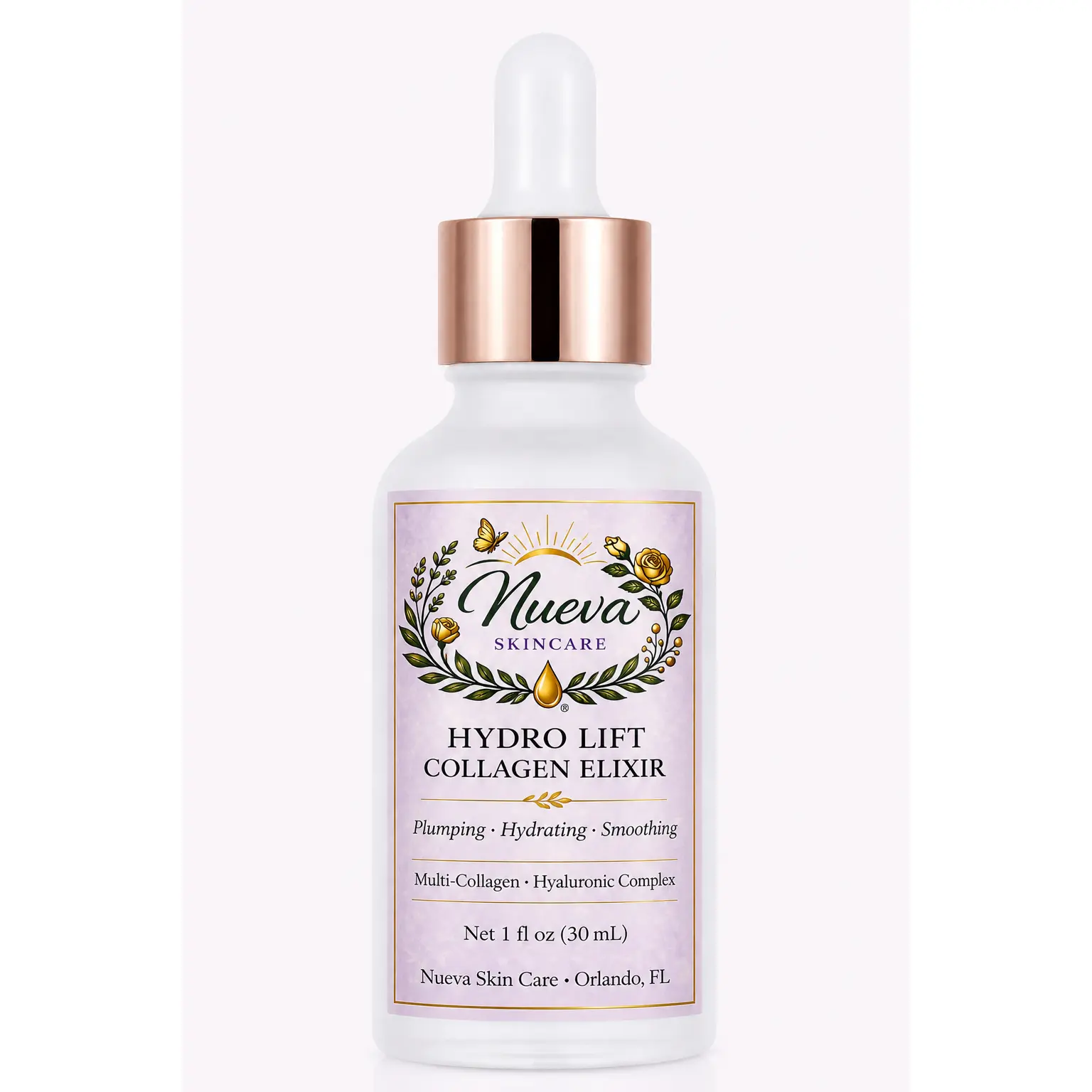 Hydro Lift Elixir, Anti-Aging Skincare Serum, Hydrating Facial Essence for Women