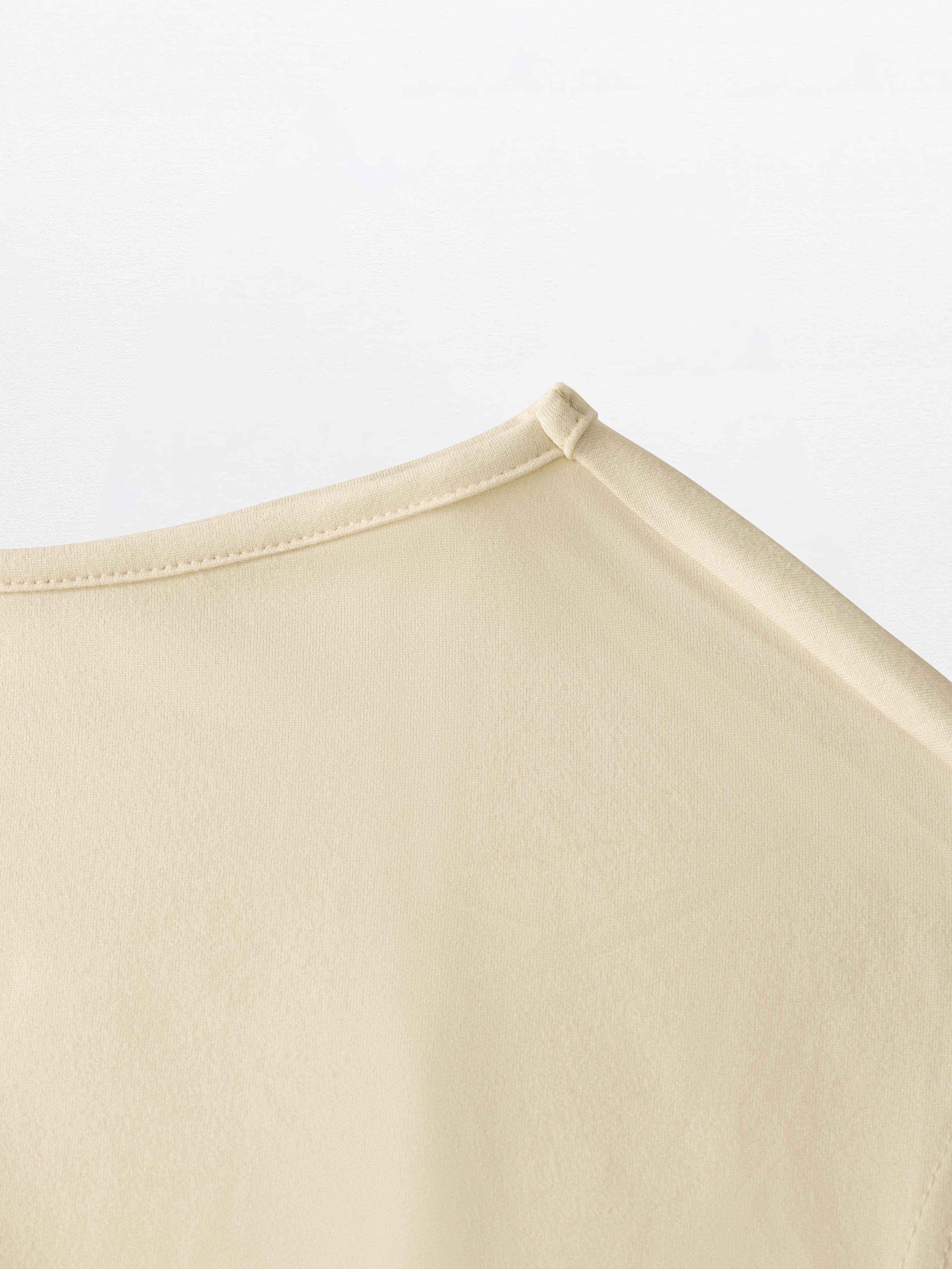 Elengatine Women's Off-Shoulder Crop Top - Soft Stretchy Slim-Fit Short-Sleeve Fashion Apparel with Open Underarm, Side Split, Hidden Button Closure, Cute Going Out Shirts for Summer Streetwear Stylish Women's Wear,sohochic