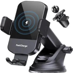 Wireless Auto-clamping Car Phone Charger