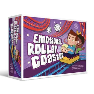 Emotional Rollercoaster Social Emotional Learning Board Game for Kids & Families - Anger Management Game